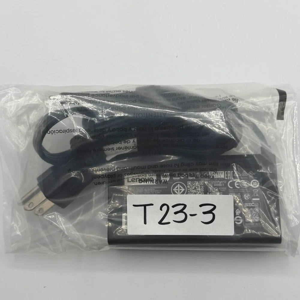 Genuine Lenovo 100W USB-C Laptop Charger AC Power Adapter ADL100YLC3A UNTESTED